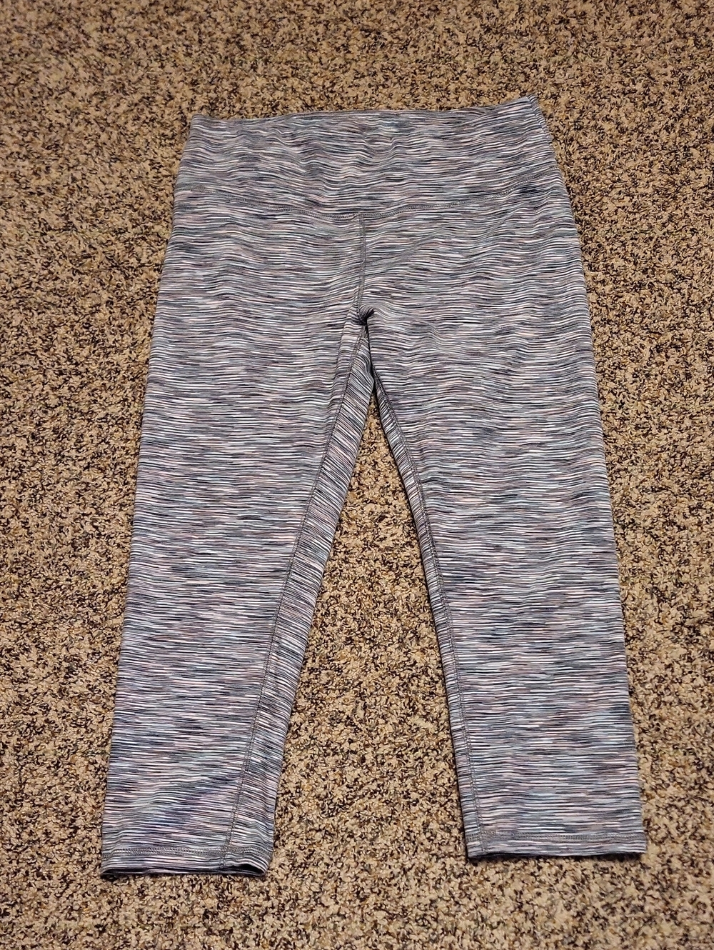 RBX Multi-Tone Heathered Capri Leggings